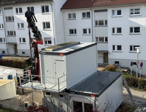 Handwerker und Müllwerker